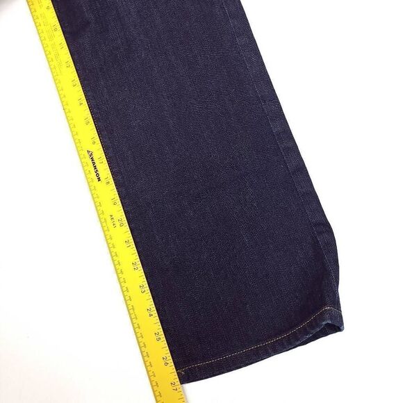Fidelity Impala Jeans 36x27 Blue Stretch Cotton Straight USA Made 10" Rise - Picture 6 of 8